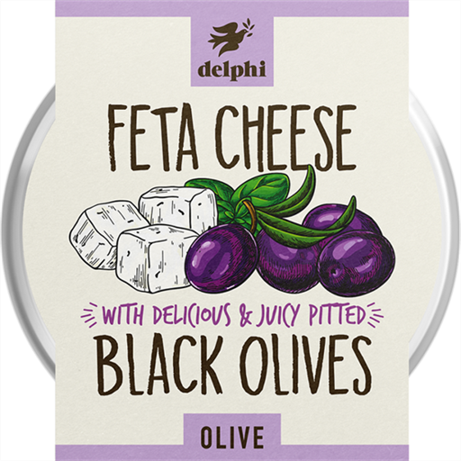 Olives Black With Feta Cheese