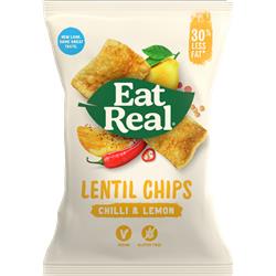 Eat Real Lentil Chips Chilli & Lemon Chips