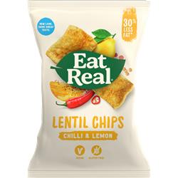 Eat Real Lentil Chips Chilli & Lemon Chips