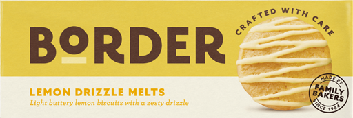 Border Lemon Drizzle Melt Biscuits