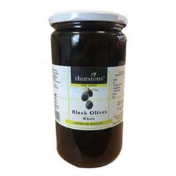 Olives Black Pitted Jar