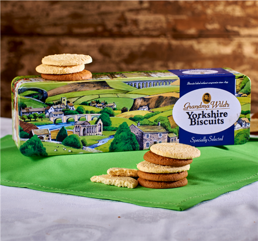 Grandma Wilds Yorkshire Biscuit Tin