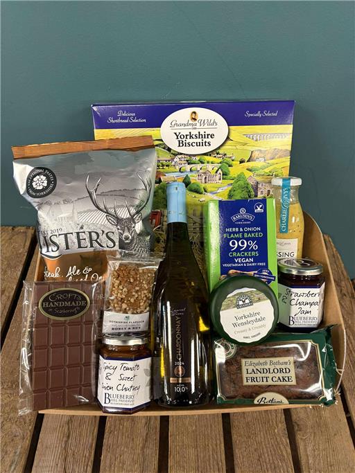 The Taste Of Yorkshire With White Wine Hamper