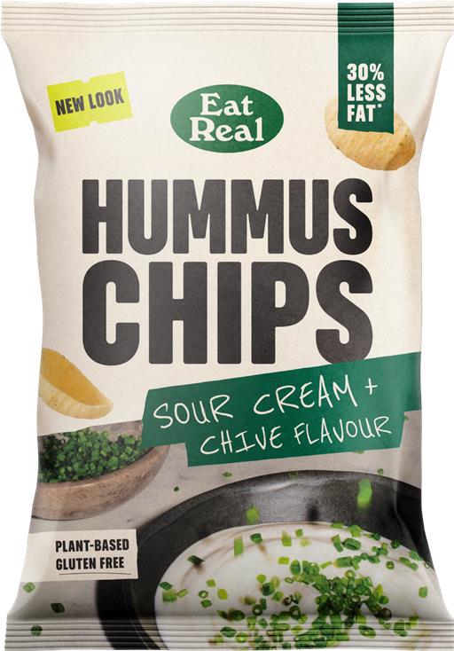 Eat Real Hummus Chips Sour Cream & Chive & Chives